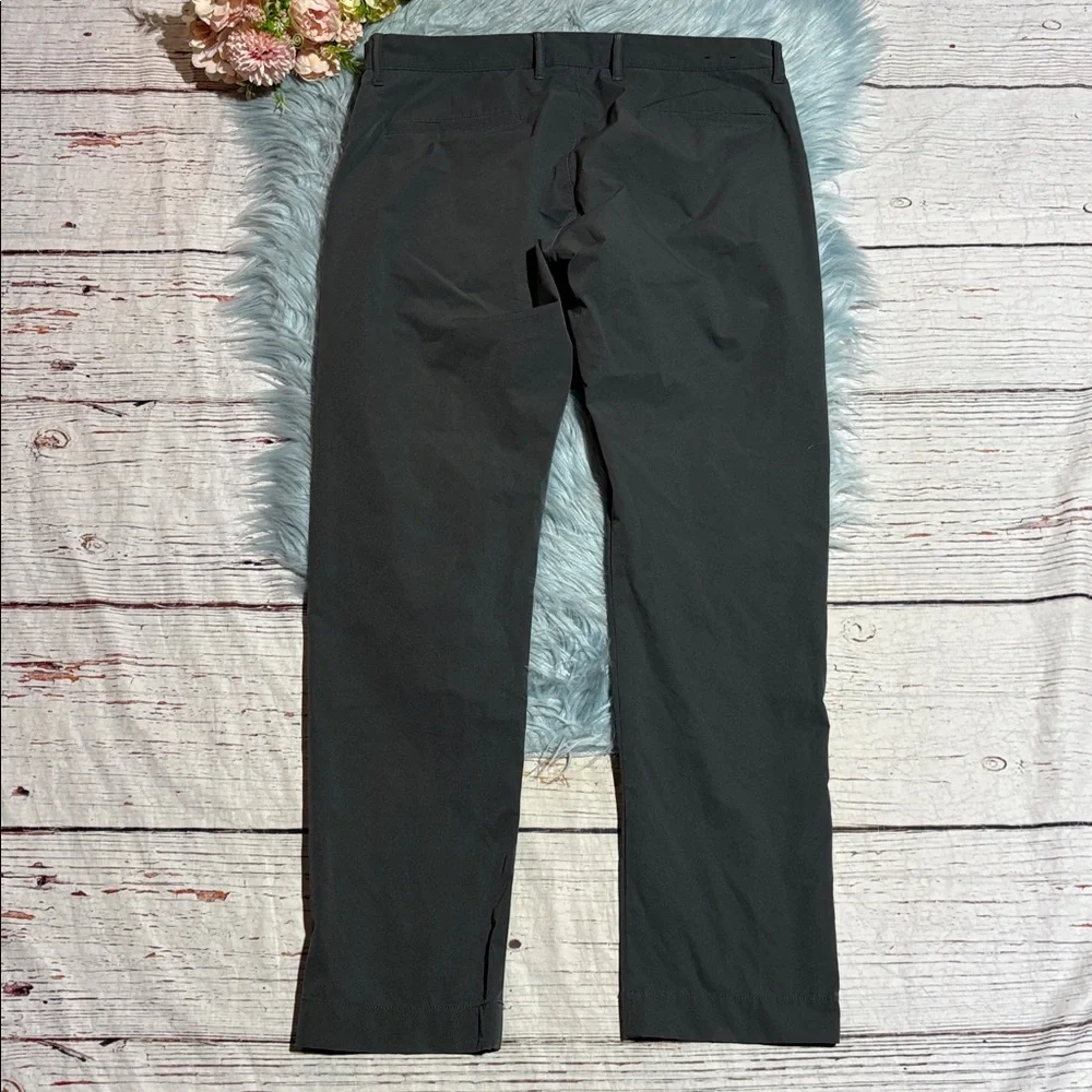 J. Crew Factory Flex Slim-fit Tech Chino Pant Grey Sz 33X30